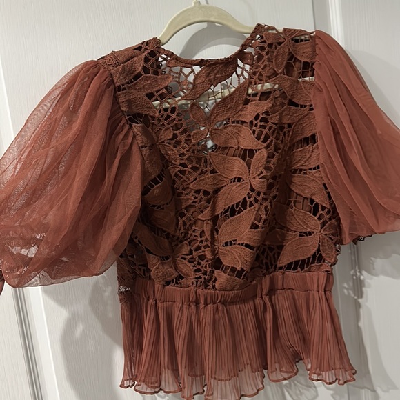 Haute monde peplum top small - Picture 2 of 2